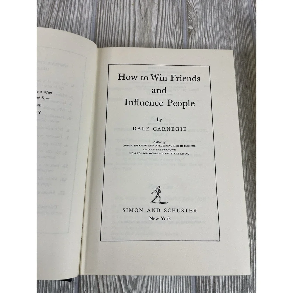 How to Win Friends and Influence People Lot Dale Carnegie 106th Print 55th Print